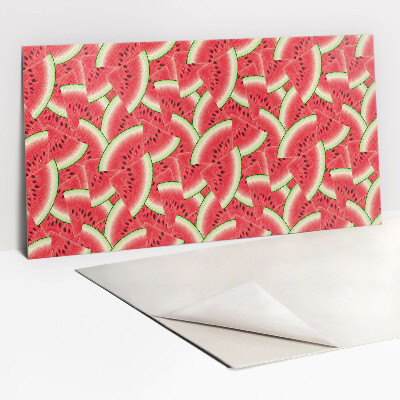 Zelfklevend muurpaneel Rode watermeloenschijfjes