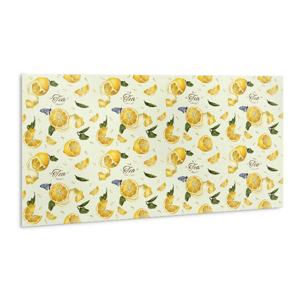 Zelfklevende wandbekleding Gele citroenschijfjes