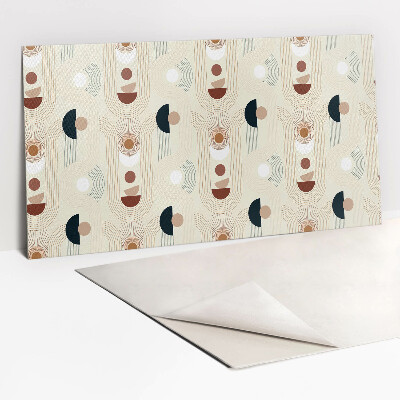 Zelfklevend muurpaneel Boho geometrische vormen