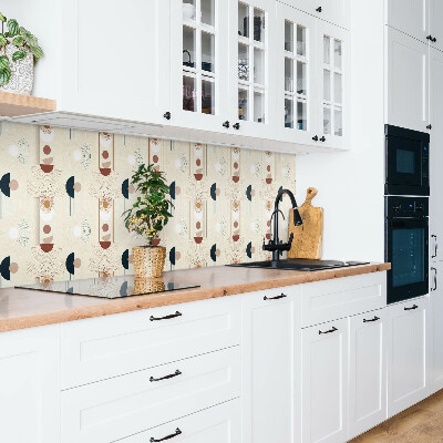 Zelfklevend muurpaneel Boho geometrische vormen