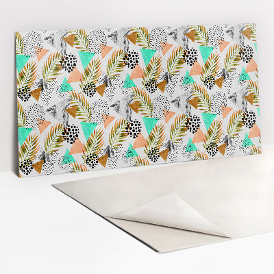 Zelfklevend muurpaneel Samenstelling van het blad