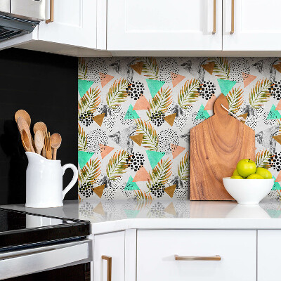 Zelfklevend muurpaneel Samenstelling van het blad