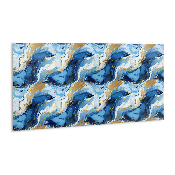 Zelfklevende wandbekleding Abstractie met goud