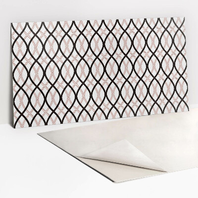 Zelfklevende wandbekleding Lijncompositie