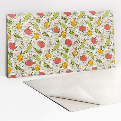 Zelfklevende wandbekleding Kleurrijke groenten