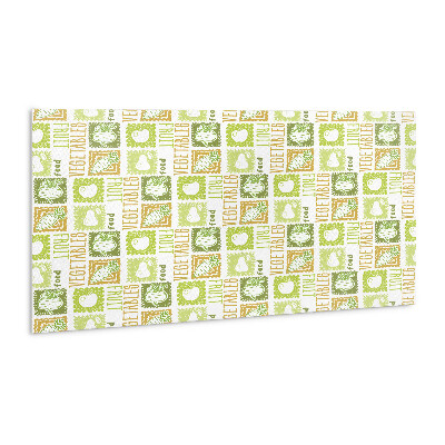 Zelfklevend wandpaneel Groenten en fruit