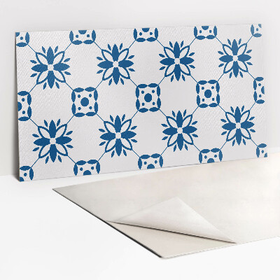 Zelfklevend muurpaneel Bloemenornament