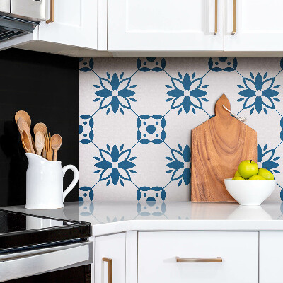 Zelfklevend muurpaneel Bloemenornament