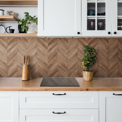 Zelfklevend wandpaneel Houten planken