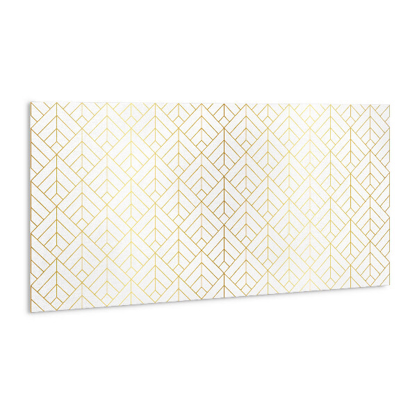 Zelfklevende wandbekleding Gouden geometrie