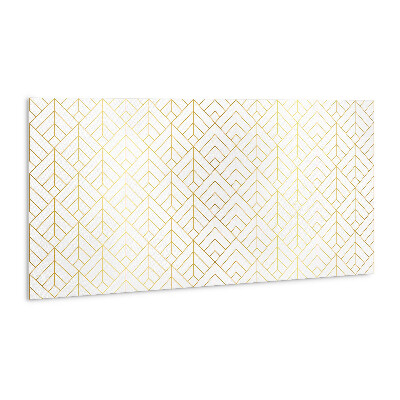Zelfklevende wandbekleding Gouden geometrie