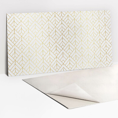Zelfklevende wandbekleding Gouden geometrie