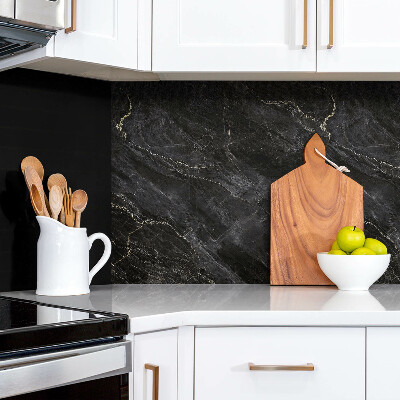 Zelfklevende wandbekleding Donker marmer