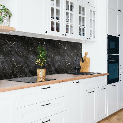 Zelfklevende wandbekleding Donker marmer