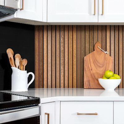 Zelfklevende wandbekleding Houten latten