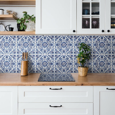 Zelfklevend muurpaneel Bloemenornament