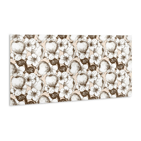 Zelfklevend muurpaneel Bruine abstractie