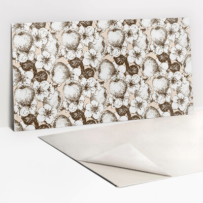 Zelfklevend muurpaneel Bruine abstractie