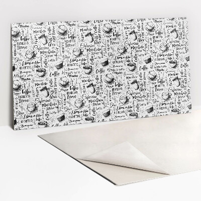 Zelfklevend muurpaneel Koffie thema