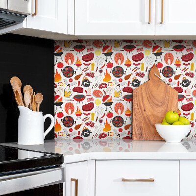 Zelfklevend muurpaneel Cartoongrill