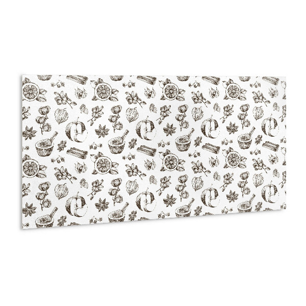 Zelfklevende wandbekleding Appel en kaneel