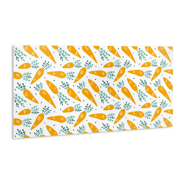 Zelfklevend wandpaneel Cartoon wortel