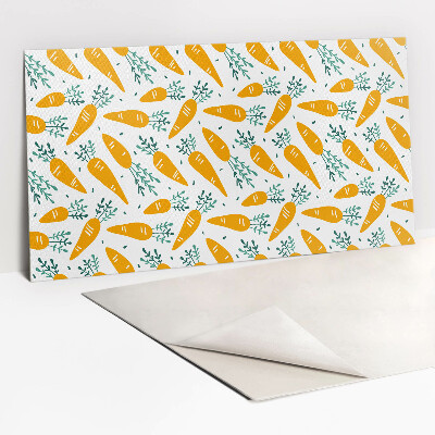 Zelfklevend wandpaneel Cartoon wortel