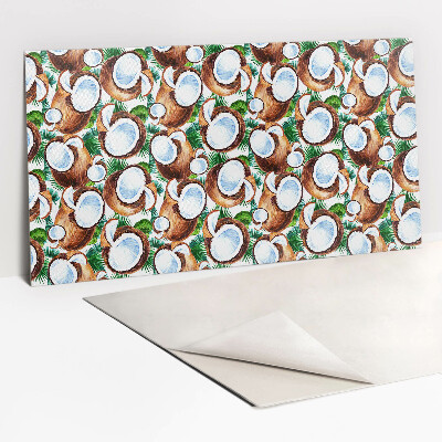 Zelfklevend wandpaneel Kokosnoot