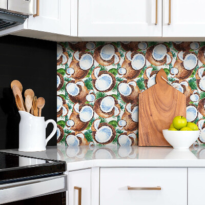 Zelfklevend wandpaneel Kokosnoot