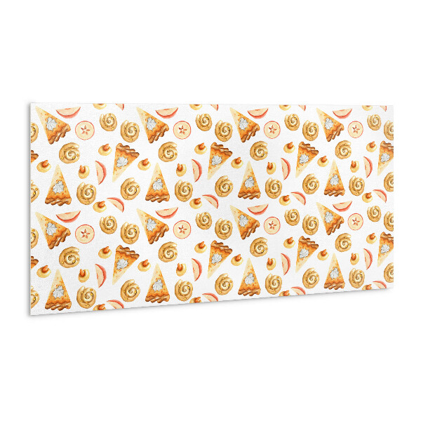 Zelfklevend wandpaneel Zoete gebakjes