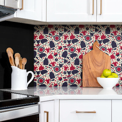 Zelfklevende wandbekleding Cartoongrill