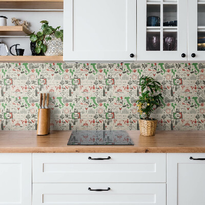 Zelfklevend wandpaneel Italiaans restaurant