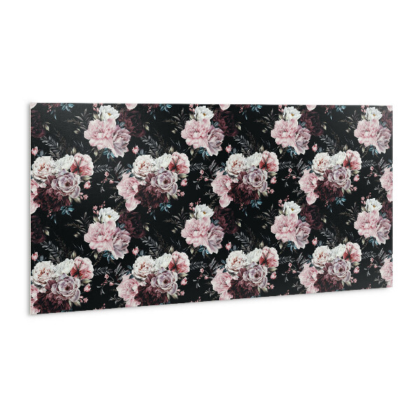 Zelfklevend wandpaneel Kleurrijke bloemen