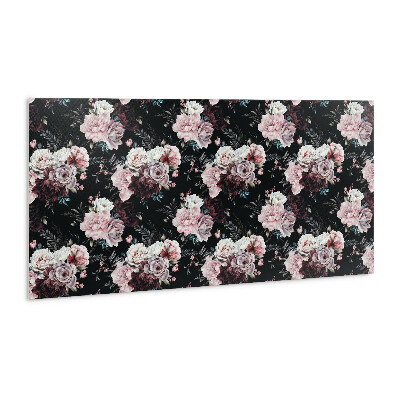 Zelfklevend wandpaneel Kleurrijke bloemen