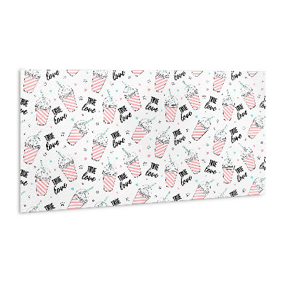 Zelfklevend muurpaneel Cartooncocktail