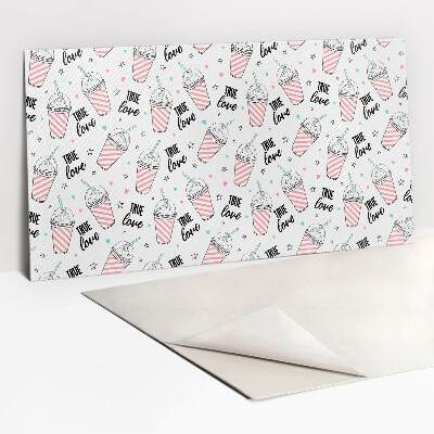 Zelfklevend muurpaneel Cartooncocktail