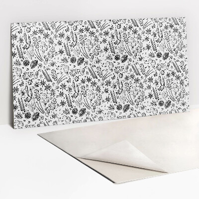 Zelfklevend wandpaneel Cartoon groenten en fruit