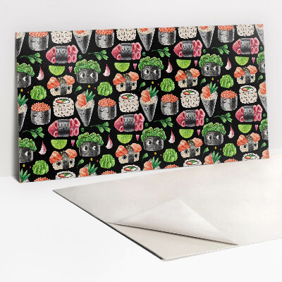 Zelfklevende wandbekleding Sprookjesachtige sushi