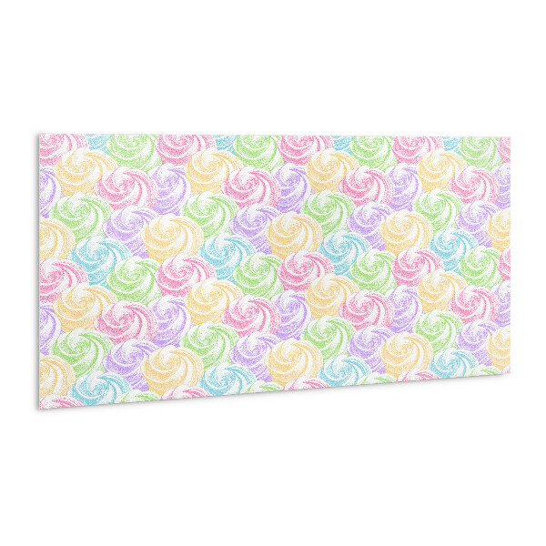 Zelfklevend wandpaneel Kleurrijke koekjes