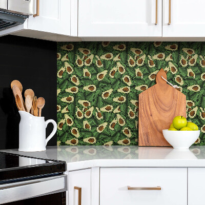 Zelfklevende wandbekleding Groene avocado