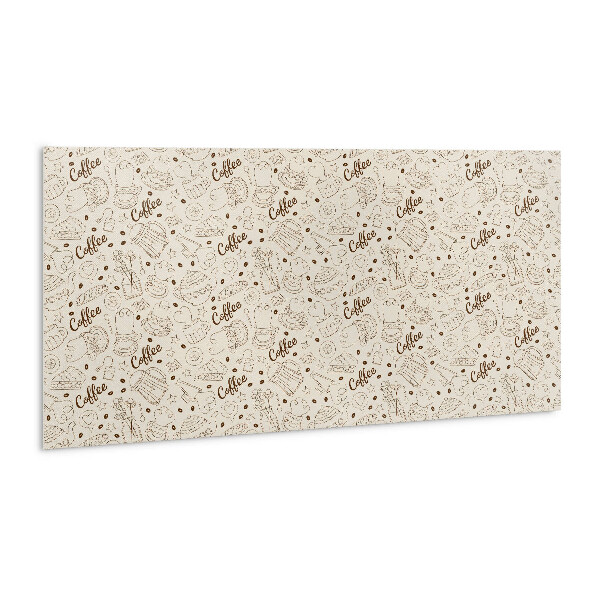 Zelfklevend muurpaneel Koffie thema