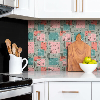 Zelfklevende wandbekleding Abstract bestek