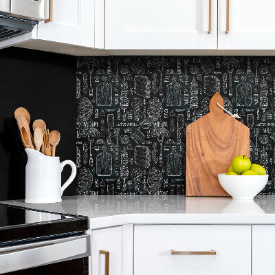 Zelfklevend muurpaneel Cartoon Grill