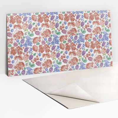 Zelfklevend muurpaneel Kleurrijke vruchten