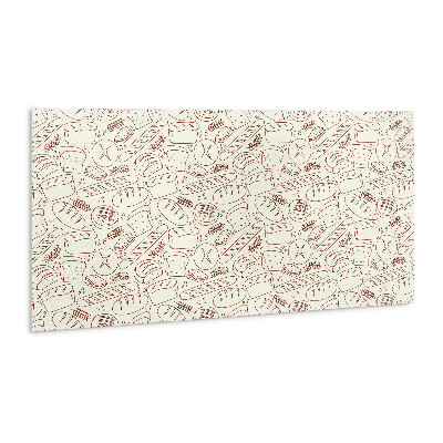 Zelfklevende wandbekleding Cartoonbrood