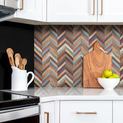 Zelfklevend muurpaneel Kleurrijke borden