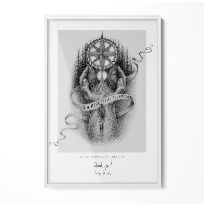 Witte fotolijst minimalistisch 20x30 cm