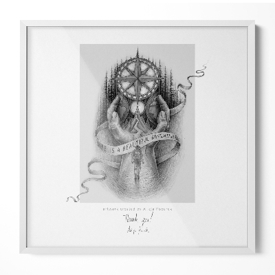 Wit elegante schilderijlijst 50x50 cm