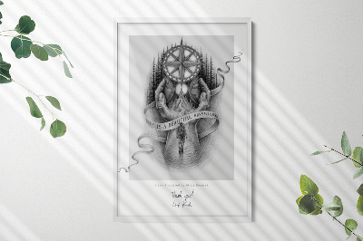 Witte fotolijst minimalistisch 50x70 cm