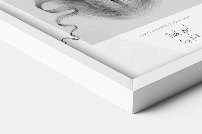 Witte fotolijst minimalistisch 50x70 cm